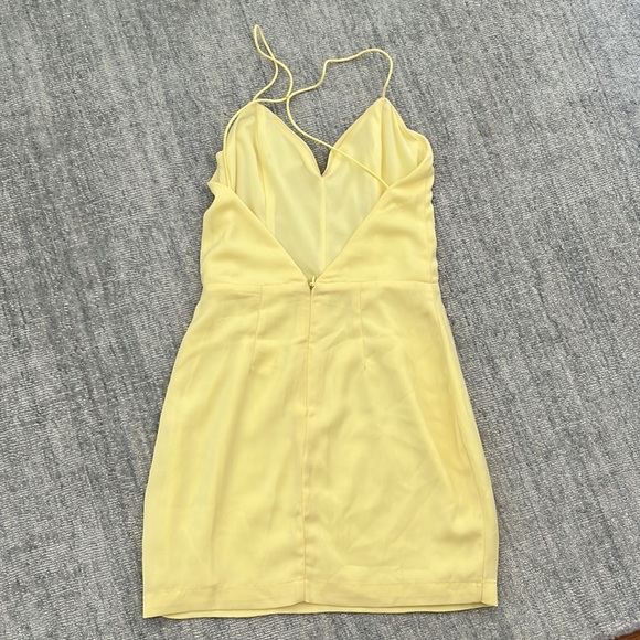 Superdown Yellow Mini Dress - Picture 3 of 4